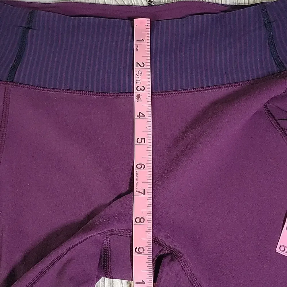 Lululemon Full Length Side Pocket Leggings Plum Womens Size 6 - Picture 8 of 10